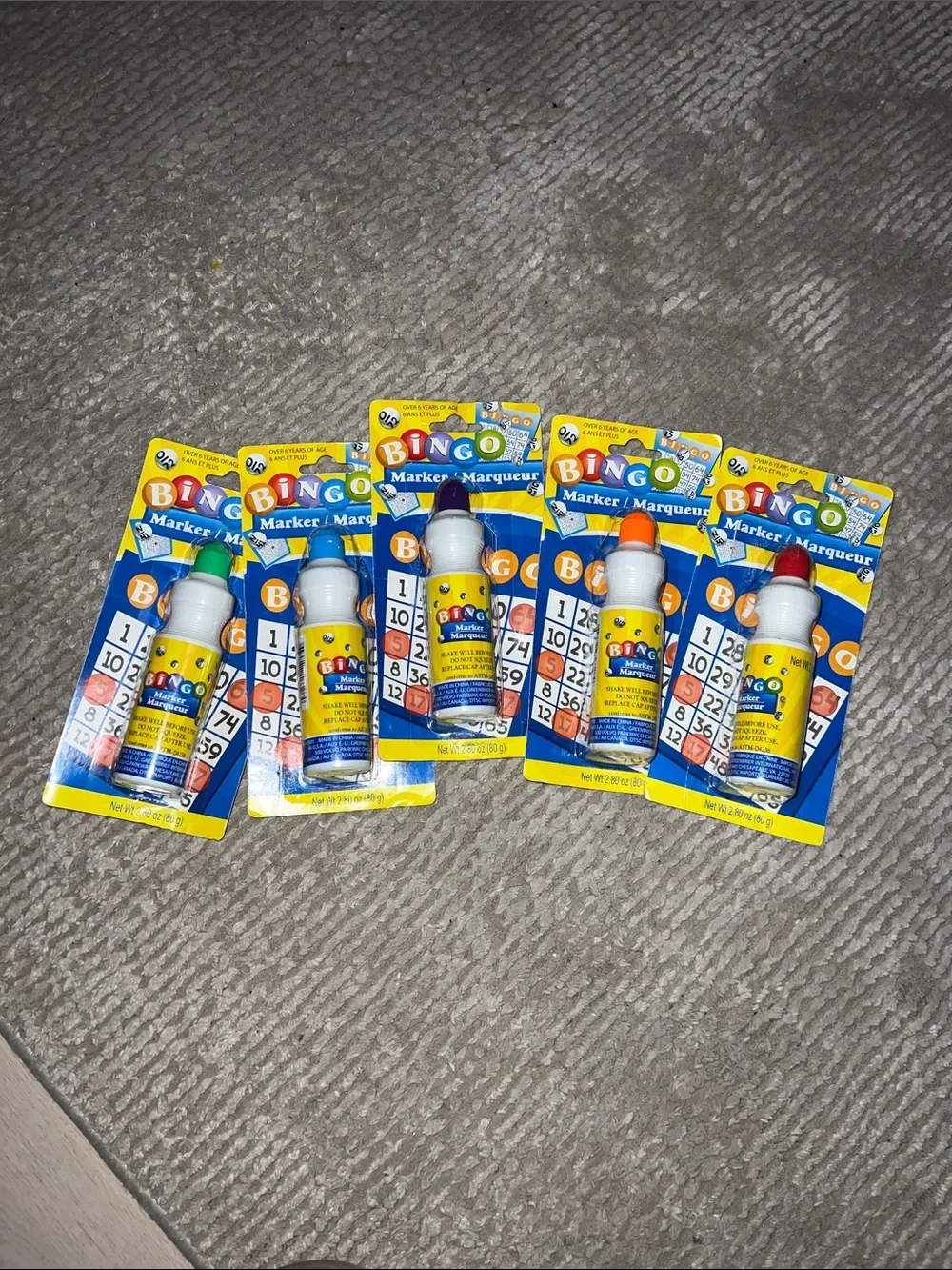 BINGO Marker Dot Paint Pens - Assorted Colors